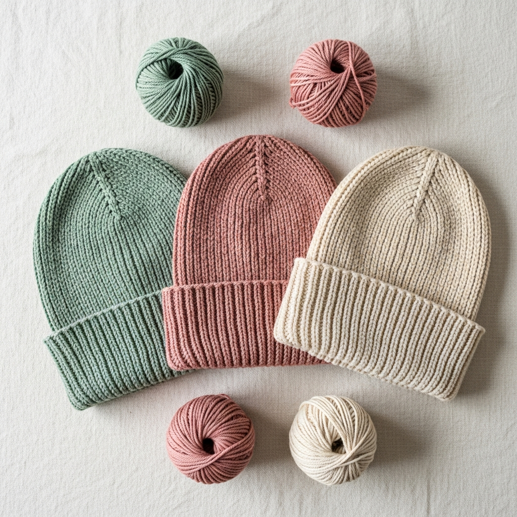 Готовые вязаные шапки Hatknit
